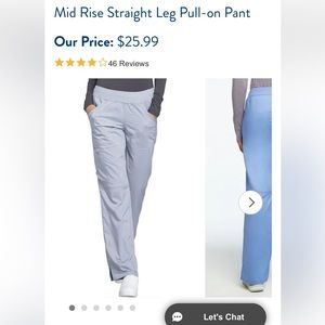 Cherokee workwear revolution scrub set